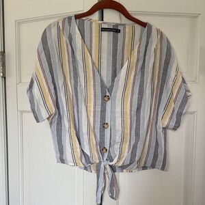 Abercrombie & Fitch Striped Button-Down Shirt